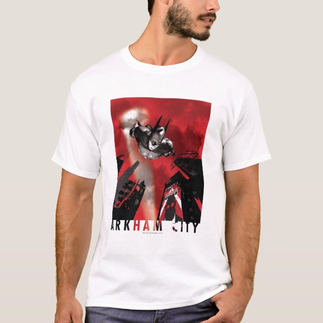 AC-Poster - Batman-flygning Tee (Framsida)
