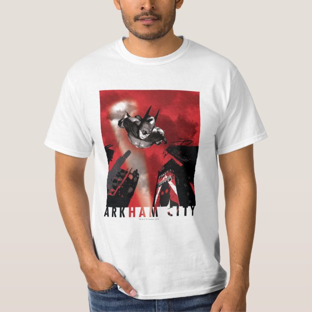 AC-Poster - Batman-flygning Tee Shirt (Framsida)