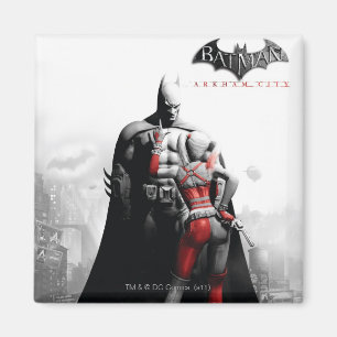 AC-Poster - Batman & Harley Magnet