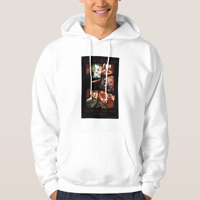AC-Poster - Du är inte Säker här 2 Hoodie (Framsida)