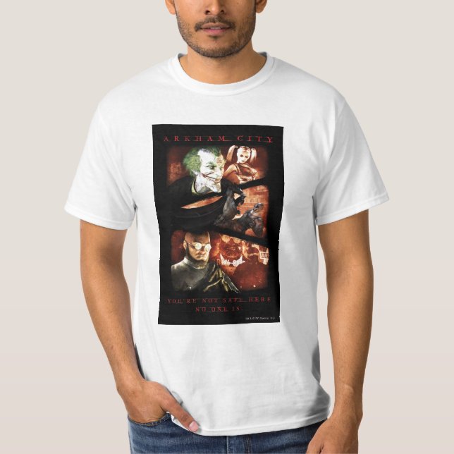 AC-Poster - Du är inte Säker här 2 T-shirt (Framsida)