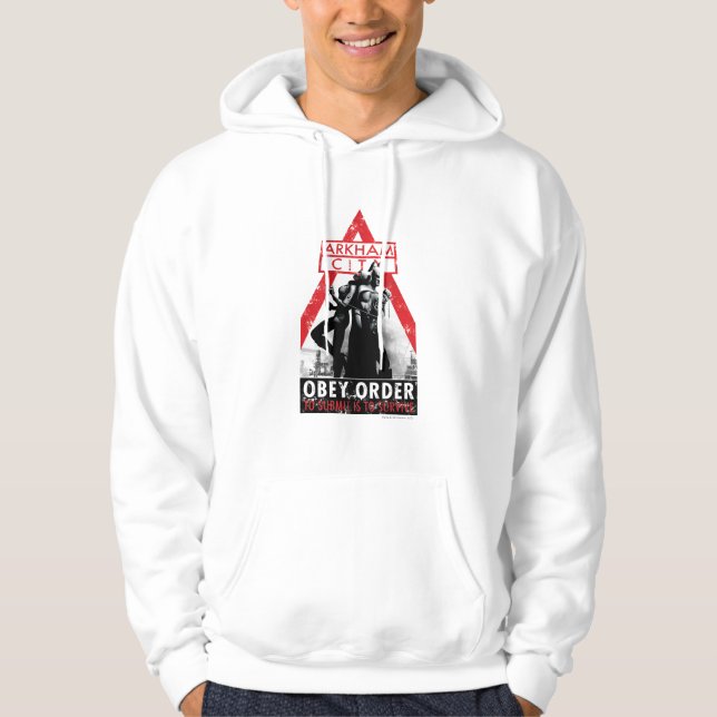 AC-propaganda - Obey/To Submit är att Överleva Hoodie (Framsida)