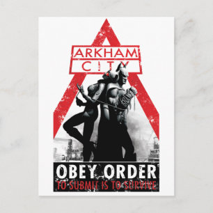 AC-propaganda - Obey/To Submit är att Överleva Vykort