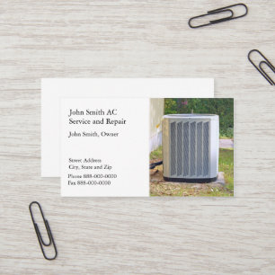 AC Service och Reparation Affärskort Visitkort