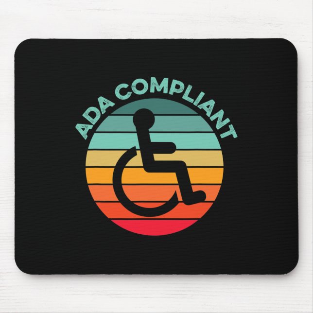 ACA-kompatibel tillgänglighetskompatibilitet inakt Musmatta (Framsidan)