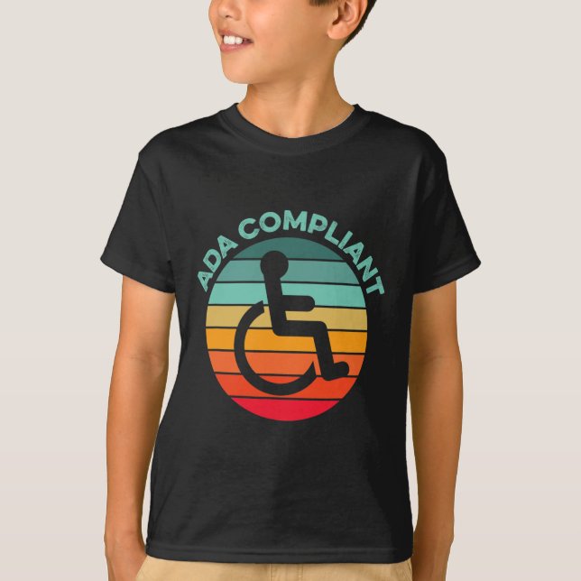 ACA-kompatibel tillgänglighetskompatibilitet inakt T Shirt (Framsida)