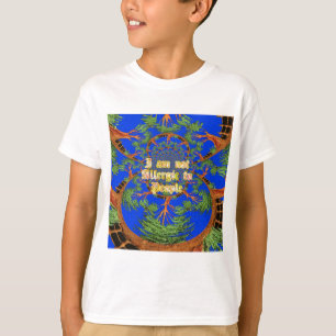 Acacia Alchemy: Jag är inte allergisk mot människo T-shirt