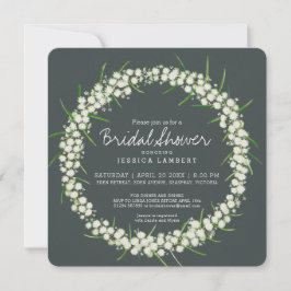 Acacia kräm art blommor möhippa inbjudan