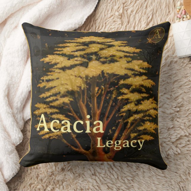  Acacia Legacy™ Guldblad | Samlare Mara Kenya  Kudde (Filt)