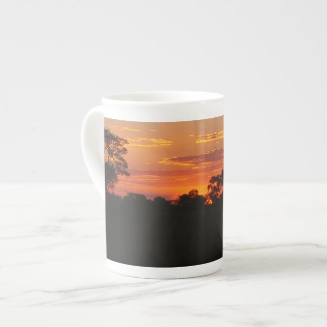 Acacia Sunset Benporslin Mugg (Framsida vänster)