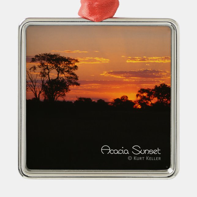 Acacia Sunset Julgransprydnad Metall (Framsidan)