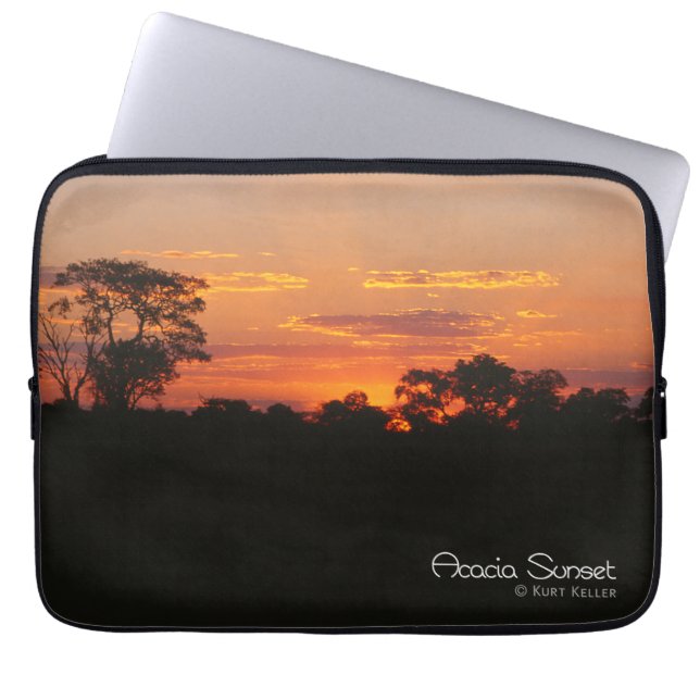 Acacia Sunset Laptop Sleeve (Framsidan)