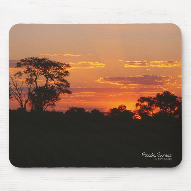 Acacia Sunset Mousepad Musmatta (Framsidan)