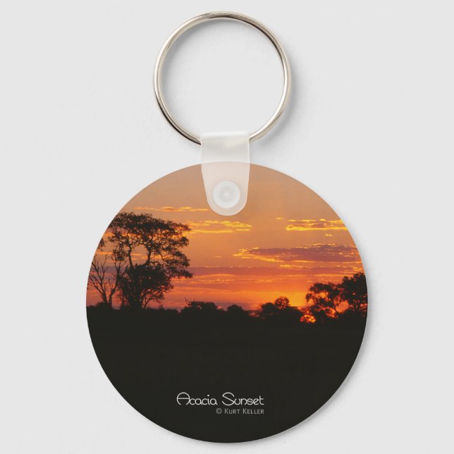 Acacia Sunset Nyckelring (Framsida)