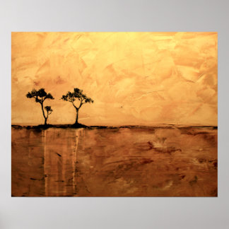 Acacia Träd 16 x 20 av Ben Walker Poster