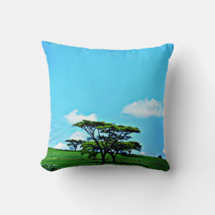Acacia Träd i Kenya Kudde