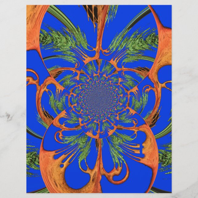 Acacia Träd Kaleidoscope Art-utskrift (Framsida)