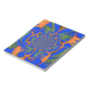 Acacia Träd Kaleidoscope Art-utskrift Anteckningsblock
