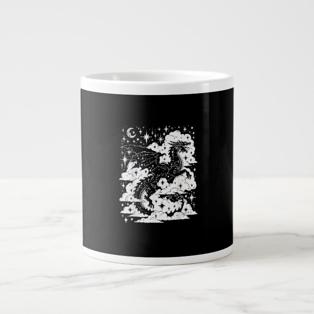 Academia Fantasy Bokälskare Bookish Goblincore Jumbo Mugg (Framsidan)