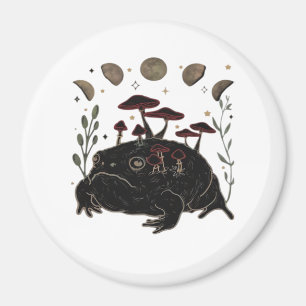 Academia Moon Witchy Goblincore Estetisk Groda Cla Magnet