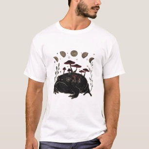 Academia Moon Witchy Goblincore Estetisk Groda Cla T Shirt