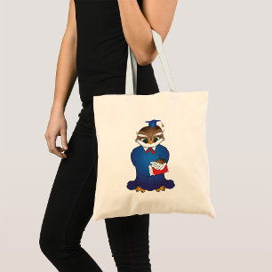 Academic Bird Tote Bag Tygkasse