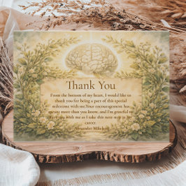 Academic Psychology Graduation Tack Kort