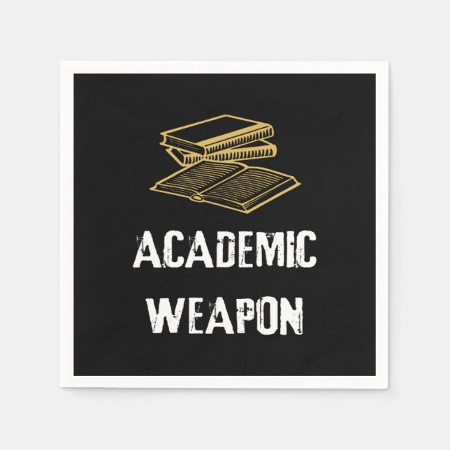 Academiskt vapen - Back to school Pappersservett (Framsidan)