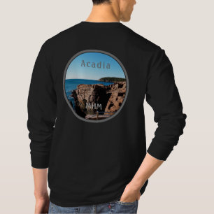 Acadia Grått Thunder nationalparken Hål T Shirt