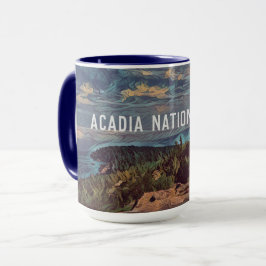 Acadia Himlar nationalpark Anpassade Jumbo Mugg