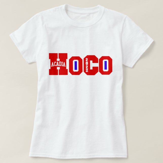 Acadia Hoco Girl 2022 merch T Shirt (Design framsida)