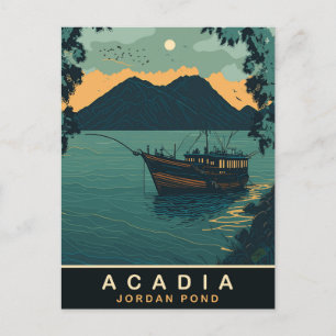 Acadia, Jordan Pond, Resa Vykort