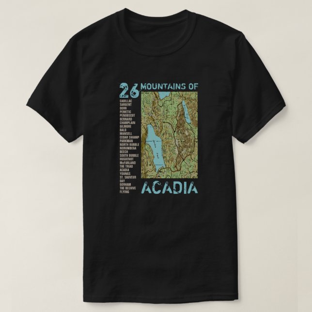 ACADIA KARTA T-SHIRT (Design framsida)