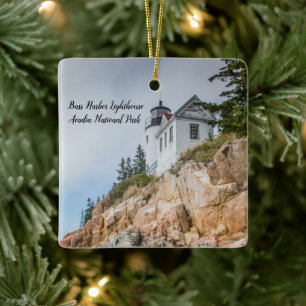 Acadia Lighthouses Julgransprydnad Keramik