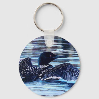 Acadia Loon Nyckelring