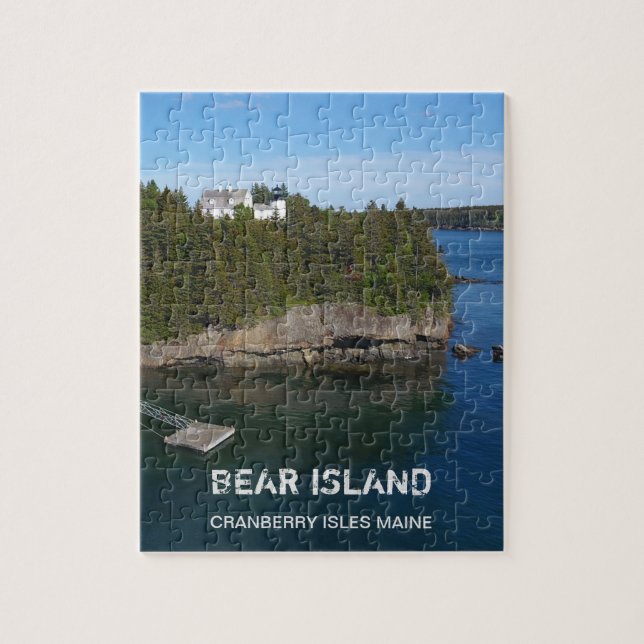 Acadia Maine Island Lighthouse Pussel (Vertikal)