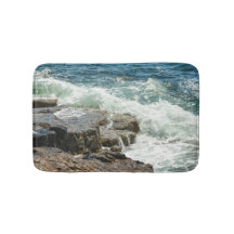 Acadia Maine Kusten Ocean Vinkar Blue