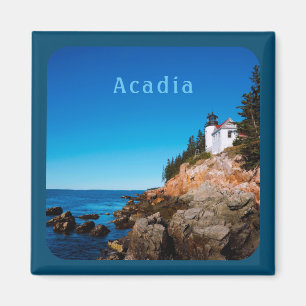 Acadia National Park Bass Harbour fyr Magnet