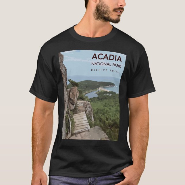 Acadia National Park - Beehive Classic T-Shirt (Framsida)
