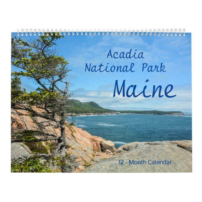Acadia National Park Maine 12-månaders kalender (Omslag)