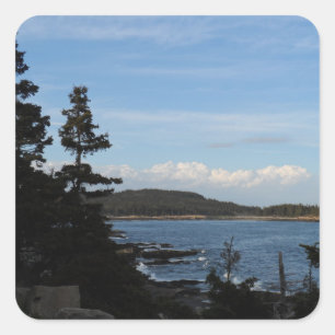 Acadia National Park, Maine Fyrkantigt Klistermärke