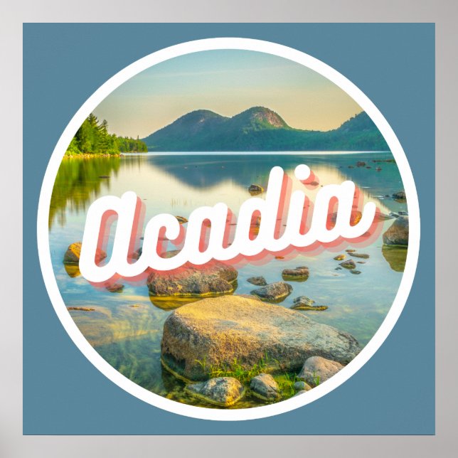 Acadia National Park Maine Landcape Photography S Poster (Framsidan)