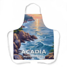 Acadia National Park | Maine Målning Resa Konst
