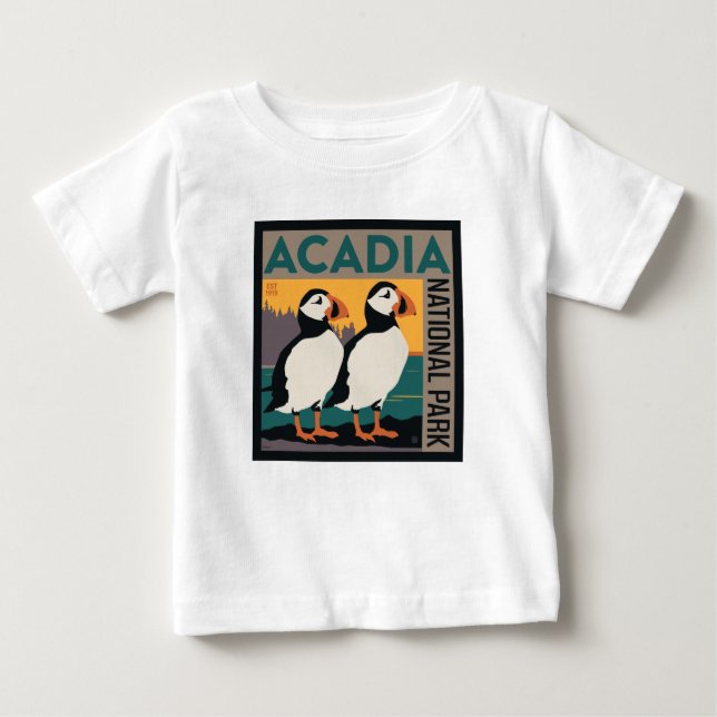 Acadia National Park, Maine | Putsar T Shirt (Framsida)