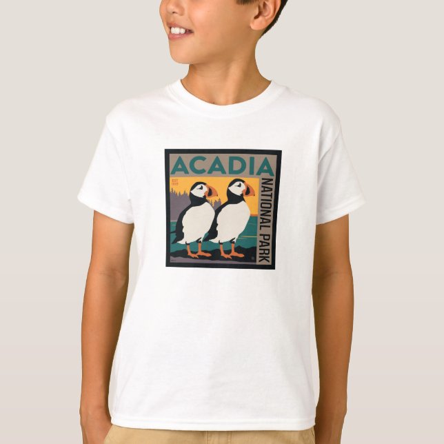 Acadia National Park, Maine | Putsar T Shirt (Framsida)