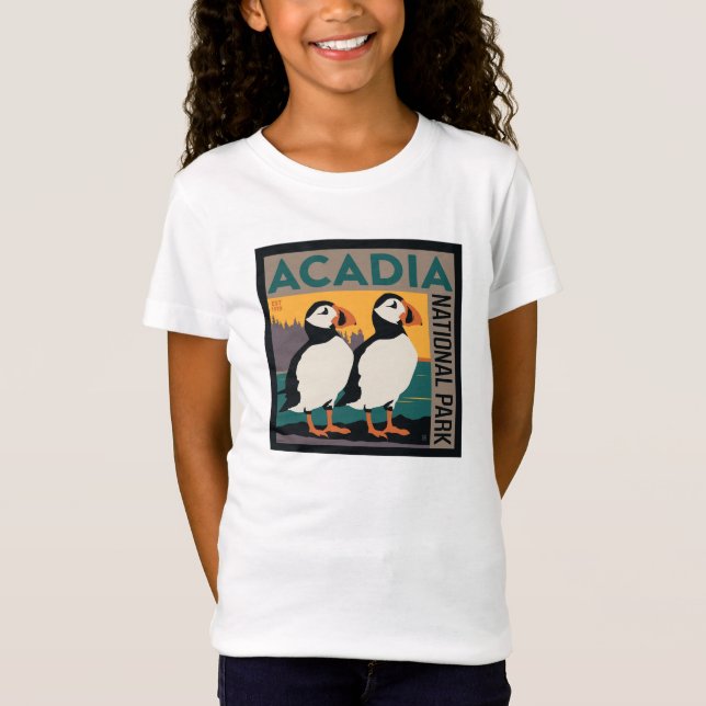 Acadia National Park, Maine | Putsar T Shirt (Framsida)