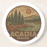 Acadia National Park Maine Sandstone Underlägg<br><div class="desc">Skydda yta i stil med denna sandsten i nationalparken Acadia underlägg, med en strålande bild av stil på Maine's iconic kusten. Den här varaktiga drycken är gjord av absorberande natursten och underlägg en kombination av funktion och skönhet - perfekt för älskare, vandrare och Acadia fläkt. Vare sig det är som...</div>