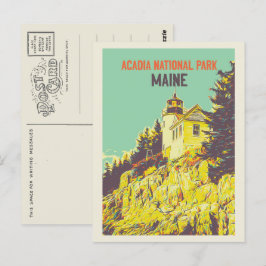 Acadia National Park, Maine, USA Vykort