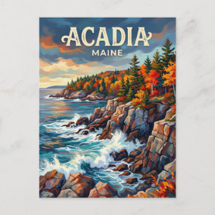 Acadia National Park Maine Vykort