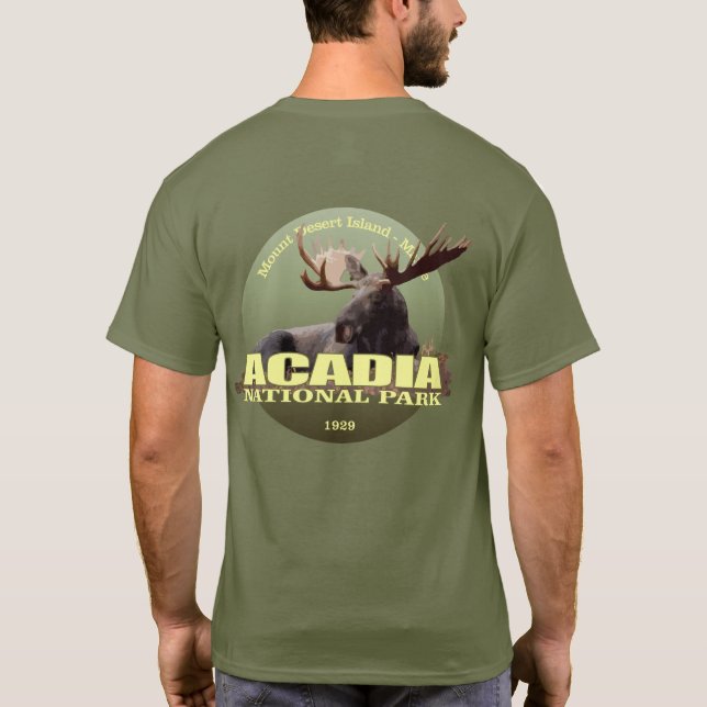 Acadia National Park (Moose) WT Tee (Baksida)